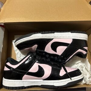 Black and Pink Nike Dunks